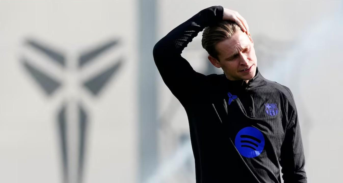 24足球-阿斯：德容因伤仍在健身房进行恢复，本周末对马竞他不会上场